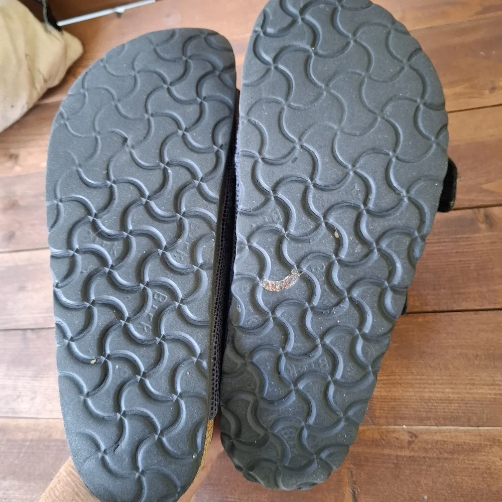 Birkenstock Arizona Magical Snake Black Sandals Size 36 6.5